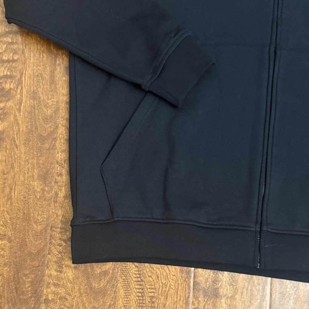 Adidas Black Graphic Logo Jacket With a Hood Size L - Picture 7 of 16